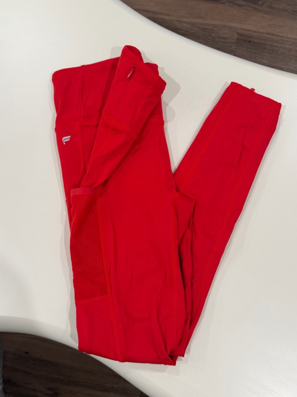 Fabletics Red 7/8 Leggings
